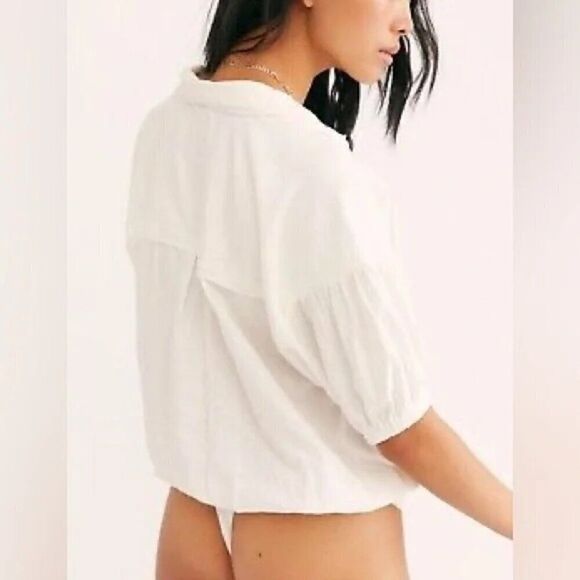 Free People So-Fari Bodysuit in Ivory - XS ($68) - Picture 3 of 10